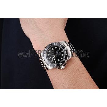 Rolex Sea Dweller Black Dial Stainless Steel Case And Bracelet  622837