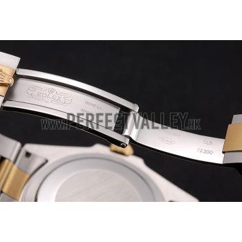 Swiss Rolex Explorer II White Dial Gold Bezel Two Tone Bracelet 1453753