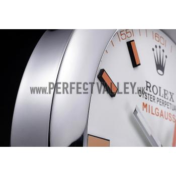 Rolex Milgauss Wall Clock Silver  621910