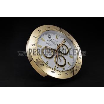 Rolex Daytona Cosmograph Wall Clock Gold-White  621911