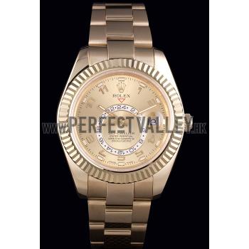 Rolex Sky Dweller Oyster Perpetual Special Edition 2024 Yellow Gold 80243 Replica