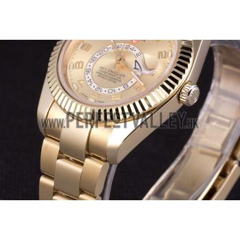 Rolex Sky Dweller Oyster Perpetual Special Edition 2024 Yellow Gold 80243 Replica