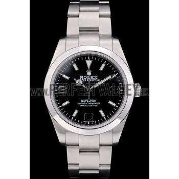 Cheap Rolex Explorer Stainless Steel Bezel Black Dial 41984