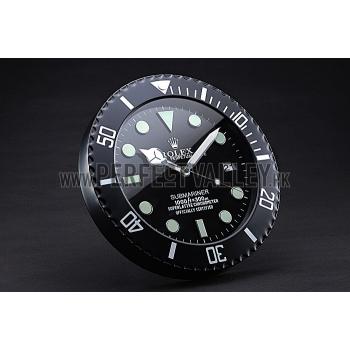 Rolex Submariner Wall Clock Black  622474 Replica