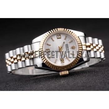 Rolex Datejust Two Tone Stainless Steel Yellow Gold Plated 98079