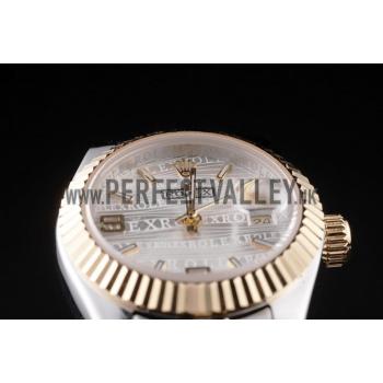 Rolex Datejust Two Tone Stainless Steel Yellow Gold Plated 98079