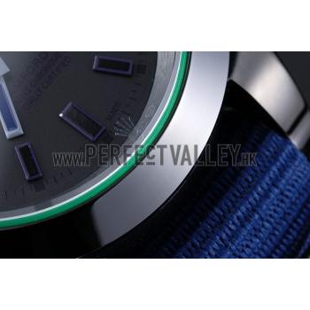 Replica Rolex Milgauss Bamford Blue Nylon Strap 622005