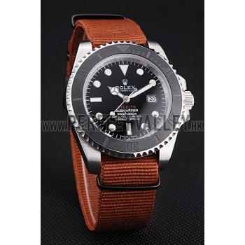 Replica Rolex Submariner STEALTH MK III Brown Fabric Band rl425 621387