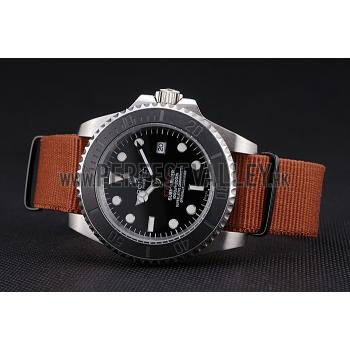 Replica Rolex Submariner STEALTH MK III Brown Fabric Band rl425 621387