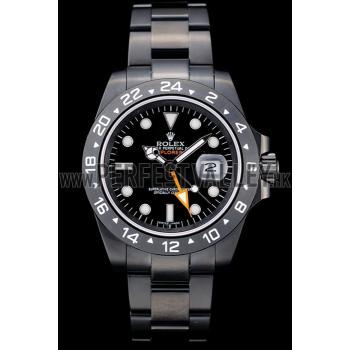 Rolex Explorer Black Ceramic Bezel Black Dial Tachymeter 2385