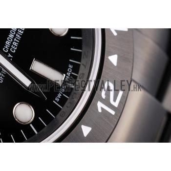 Rolex Explorer Black Ceramic Bezel Black Dial Tachymeter 2385