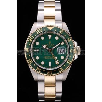 Rolex GMT Master II Green Ceramic Bezel Green Dial Tachymeter