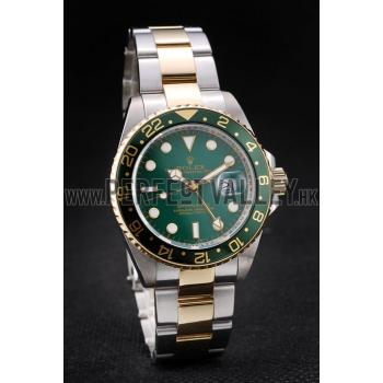 Rolex GMT Master II Green Ceramic Bezel Green Dial Tachymeter