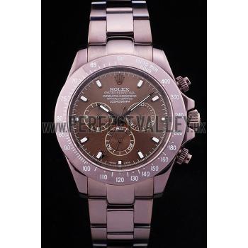 Rolex Daytona Copper Stainless Steel Bezel Brown Dial 7477