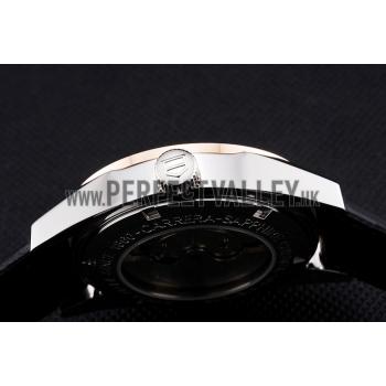 Tag Heuer Carerra Calibre 6 Black Dial Rose Gold Black Leather Band  622163