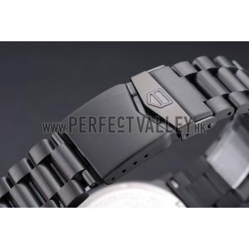 Tag Heuer Formula One Grande Date Black Dial Blue Numerals Ion Plated Steinless Steel Bracelet 622292 Replica