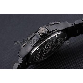 Tag Heuer Formula One Grande Date Black Dial Blue Numerals Ion Plated Steinless Steel Bracelet 622292 Replica