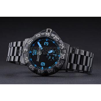 Tag Heuer Formula One Grande Date Black Dial Blue Numerals Ion Plated Steinless Steel Bracelet 622292 Replica