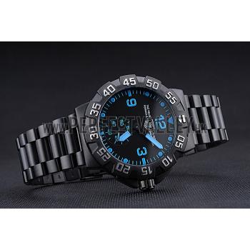 Tag Heuer Formula One Grande Date Black Dial Blue Numerals Ion Plated Steinless Steel Bracelet 622292 Replica