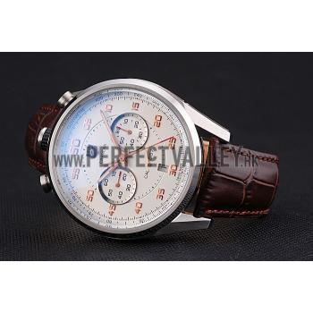 Tag Heuer Carrera Calibre 1887  Chronograph Brown Strap  622071