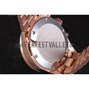 Cheap Tag Heuer Carrera Rose Gold Bracelet White Dial 801442