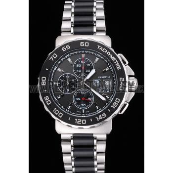 Tag Heuer Formula 1 Calibre 16 Chronograph Grey Dial Two Tone Stainless Steel Band   622414