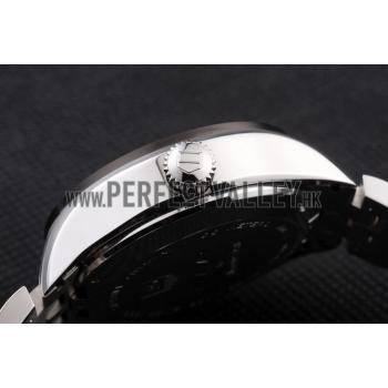 Tag Heuer Swiss SLR Tachymeter Bezel Stainless Steel Black Dial