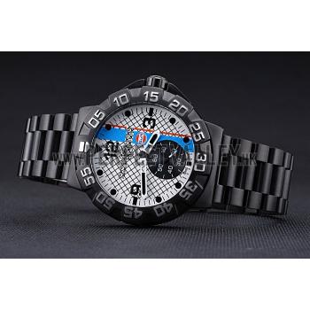 Tag Heuer Formula One Special Gulf Edition White And Blue Dial Ion Plated Steinless Steel Bracelet 622289