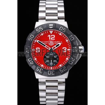 Cheap Tag Heuer Formula One Grande Date Red Dial Stainless Steel Bracelet 622286