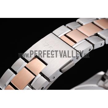 Tag Heuer Carrera Rose Gold and Stainless Steel Bracelet 801440