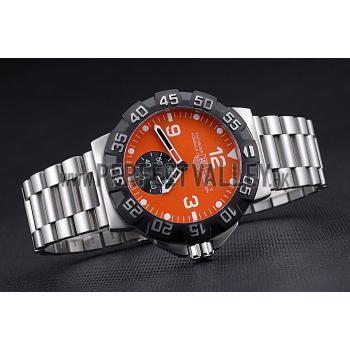 Tag Heuer Formula One Grande Date Orange Dial Stainless Steel Bracelet 622287