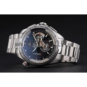 Tag Heuer Swiss Carrera Tachymeter Bezel Stainless Steel Black Dial