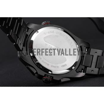 Tag Heuer Carrera Black Stainless Steel Case White Dial 98242