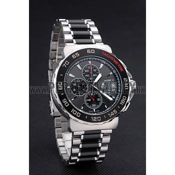 Tag Heuer Formula 1 Calibre 16 Chronograph Black Dial Two Tone Stainless Steel Band   622413