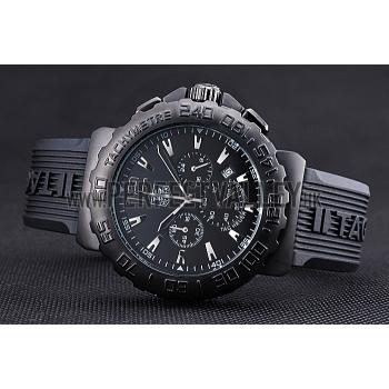 Tag Heuer Formula 1 Chronograph Black Dial Black Bezel White Numerals  622409