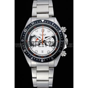 Cheap Tudor Heritage Chronograph White Dial  Stainless Steel Bracelet  622417