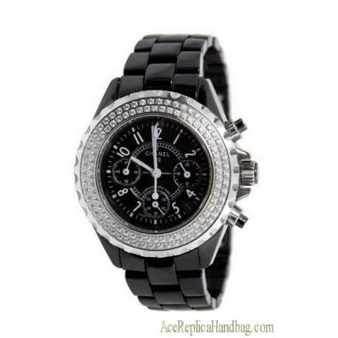 Chanel Black J12 Watches Replica HM03411