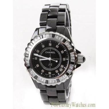 Chanel Black Stainless Steel WC18348 Watches Replica