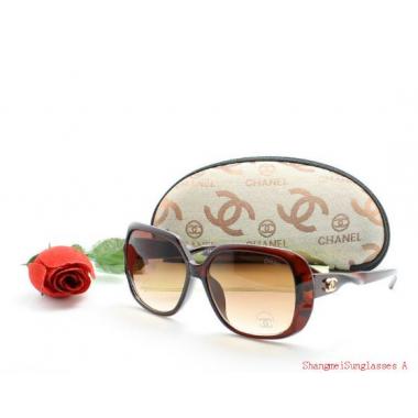 Chanel Coffee Purplish Red Sunglasses Replica