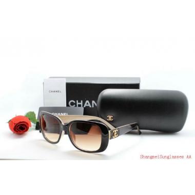 Cheap Chanel Coffee Resin Sunglass