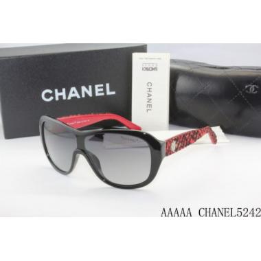 Replica Cheap  Chanel Black Oval Sunglass