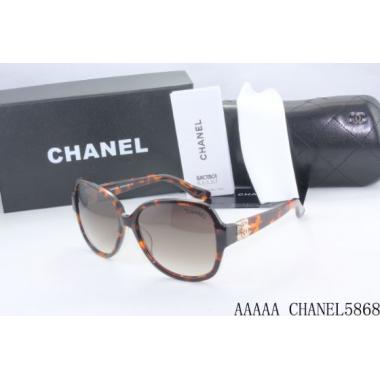 Chanel 5868 Gray Amber Vein Sunglass