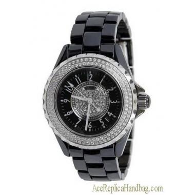 Chanel Stainless Steel Black WC20927 Watches