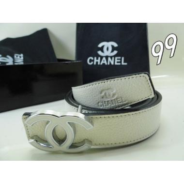 Chanel White 3.2CM Belt