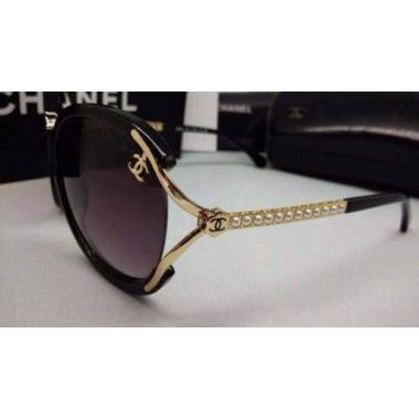 Chanel Coffee High-grade Resin Sunglass