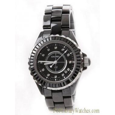 Chanel Stainless Steel Black WC18349 Watch Replica