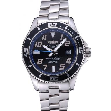 Breitling Superocean 44 Abyss Blue Accents Stainless Steel Bracelet  622506