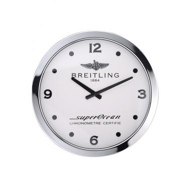 Breitling Superocean Wall Clock Silver-White  622463 Replica