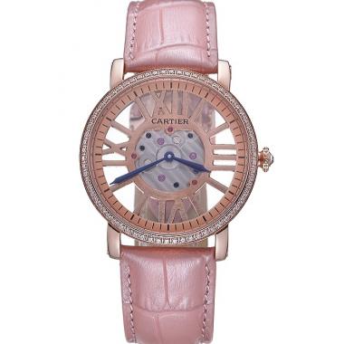 Cartier Rotonde Skeleton Flying Tourbillon Light Pink 621960