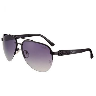 Cartier Wild Panthere Detail Black Frame Sunglasses 308188